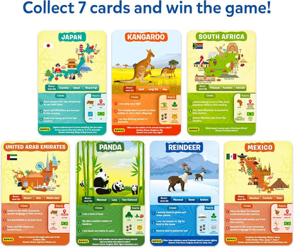 Guess in 10 Animals & Countries Combo, Perfect for Boys, Girls, Kids & Families Who Love Card Games, Educational Toys, Travel Games, Trivia, Gifts for Ages 6, 7, 8, 9, 10 & Up